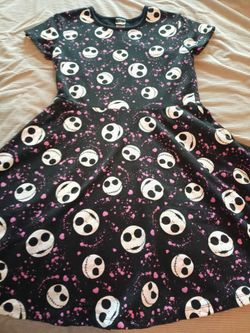 Girl's size 14-16 Nightmare Before Christmas skater dress