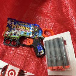 Zuru X-Shot Menace Skins Dart Gun Sonic The Hedgehog Edition 