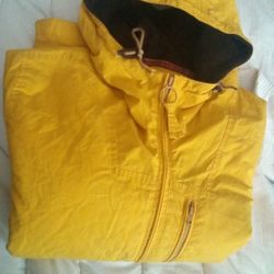 Brand-new J. CREW Hooded Rain and Fall/Winter Jacket (Yellow) See