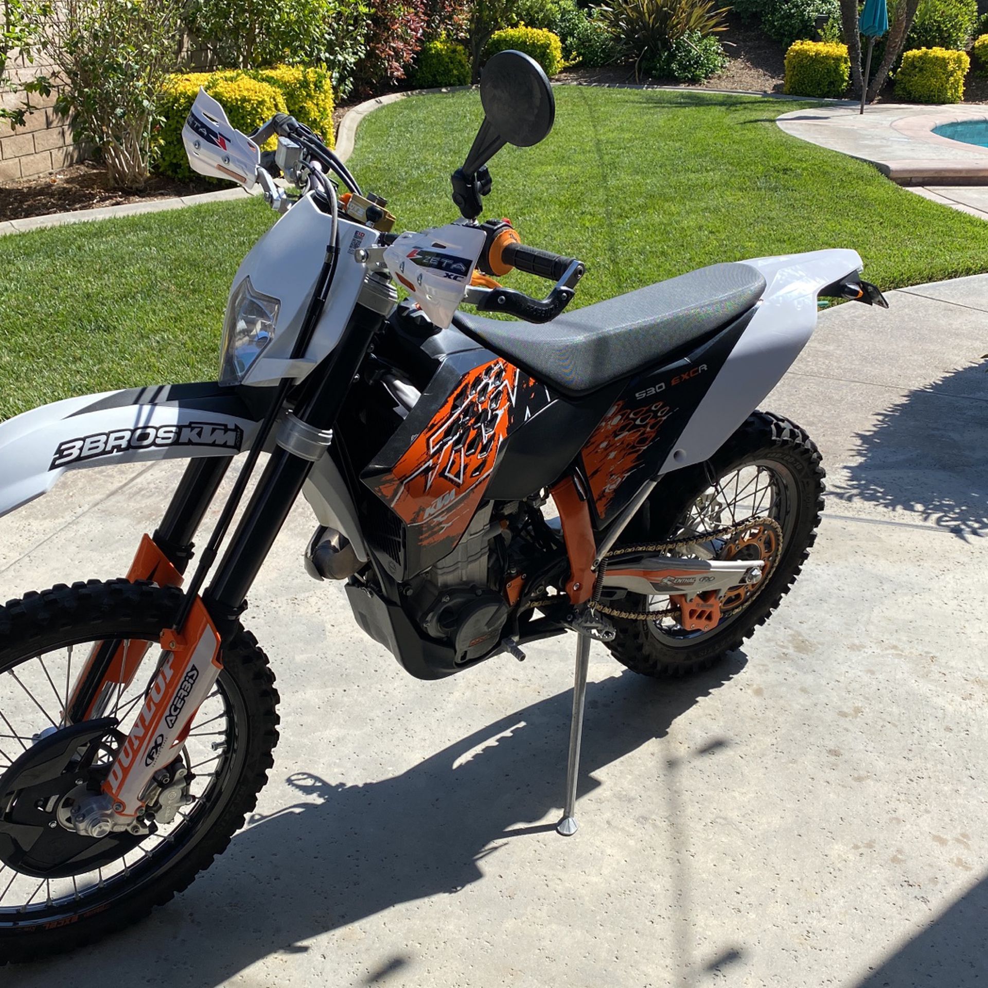 Photo KTM 530 EXCR. Plated