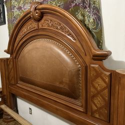 King Bed Wood Frame  Amini Brand