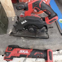 Skil Circular Saw And Multitool (tool Only)