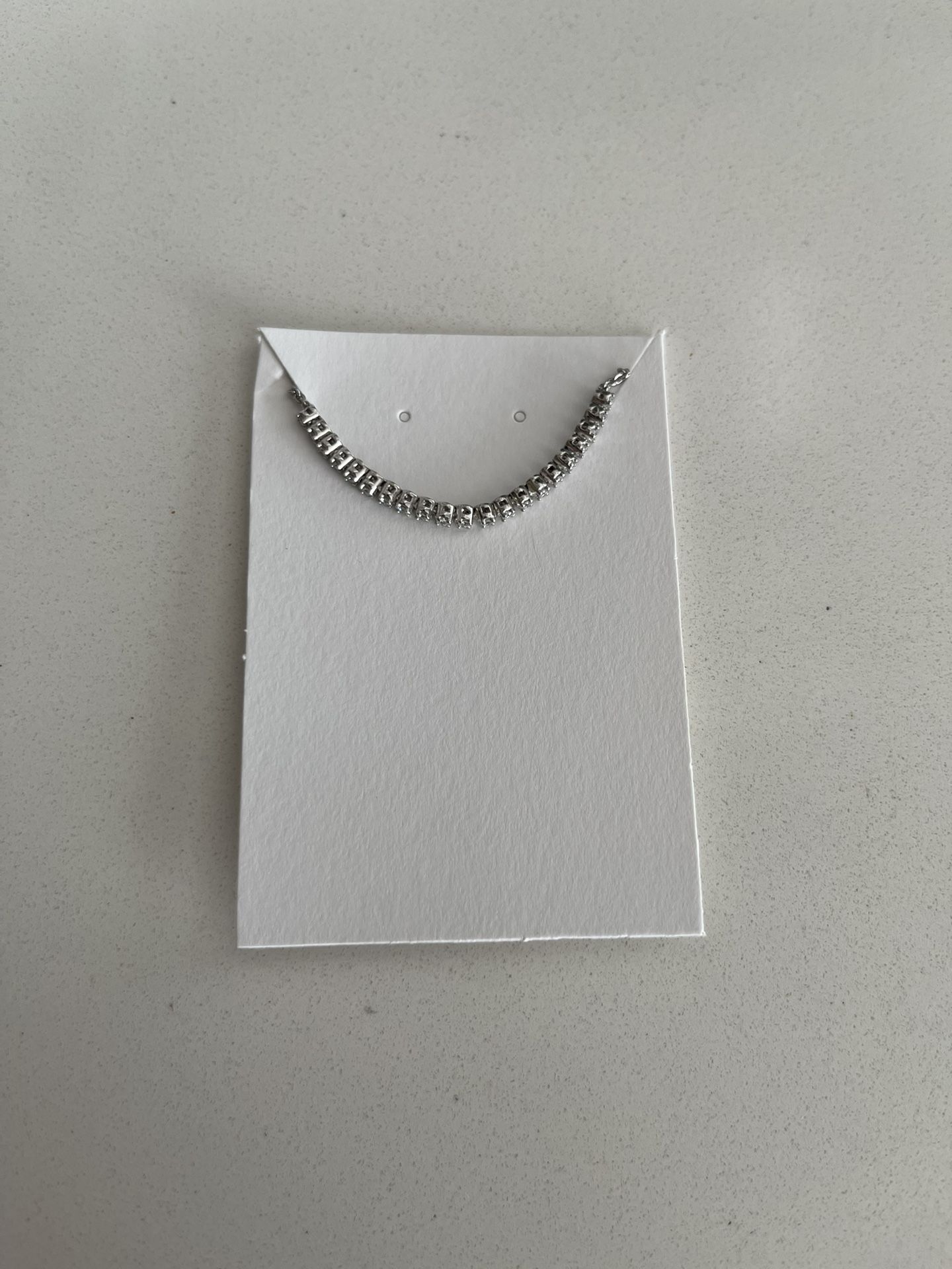 925 Silver Lab Grown Tennis Bracelet 1/4ct