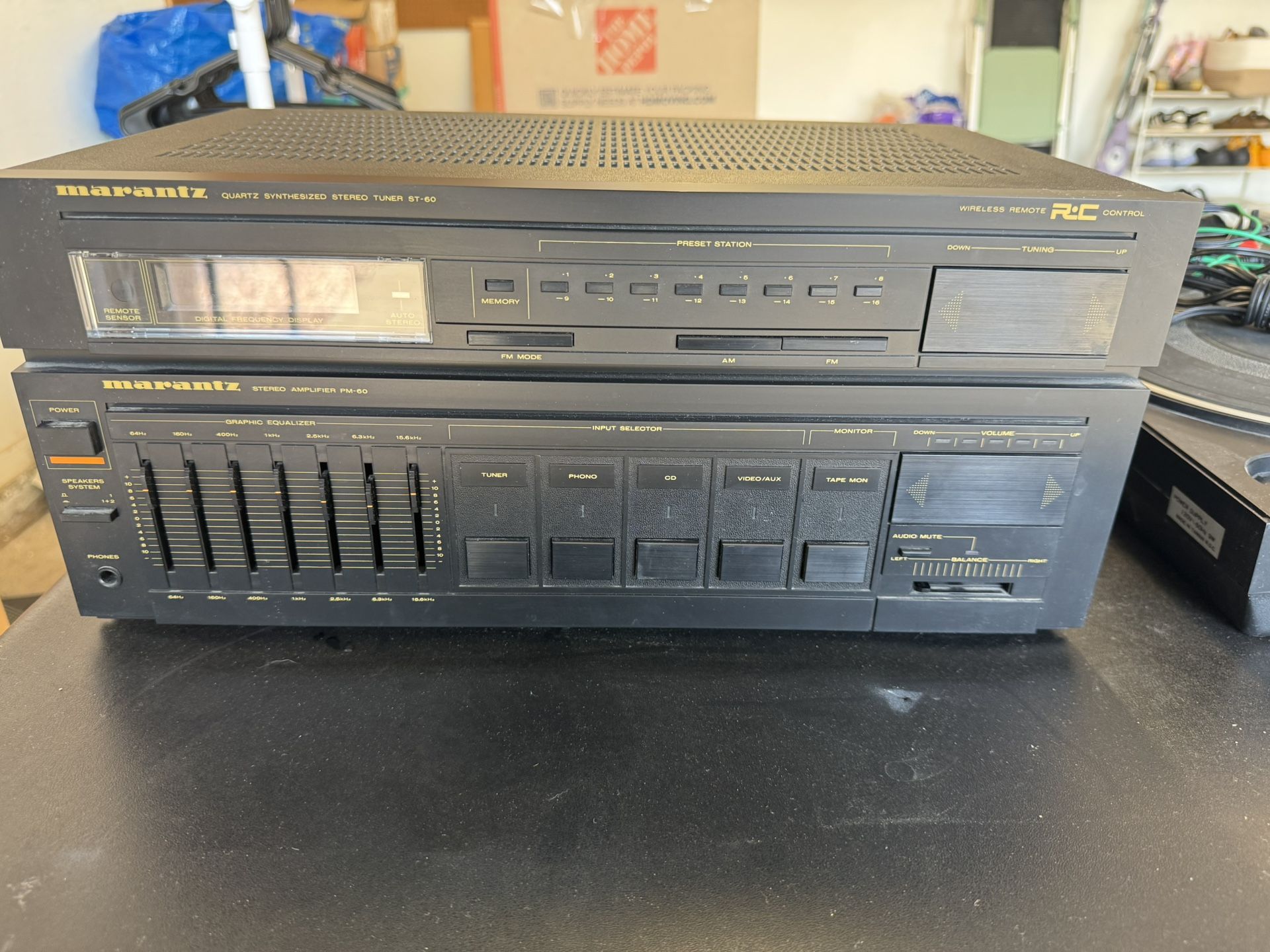 Marantz Stereo Tuner ST-60 / PM-60 Amp Combo