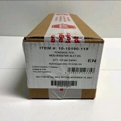 Pokemon Phantasmal Flames Booster Box Case