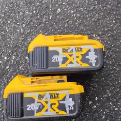 2 DeWalt Batteries 