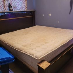 King size bed or maybe California King??
