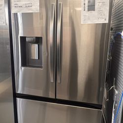 Samsung 26 cu. ft. Mega Capacity Counter Depth 3-Door French Door Refrigerator with Four Types of Ice in Stainless Steel
