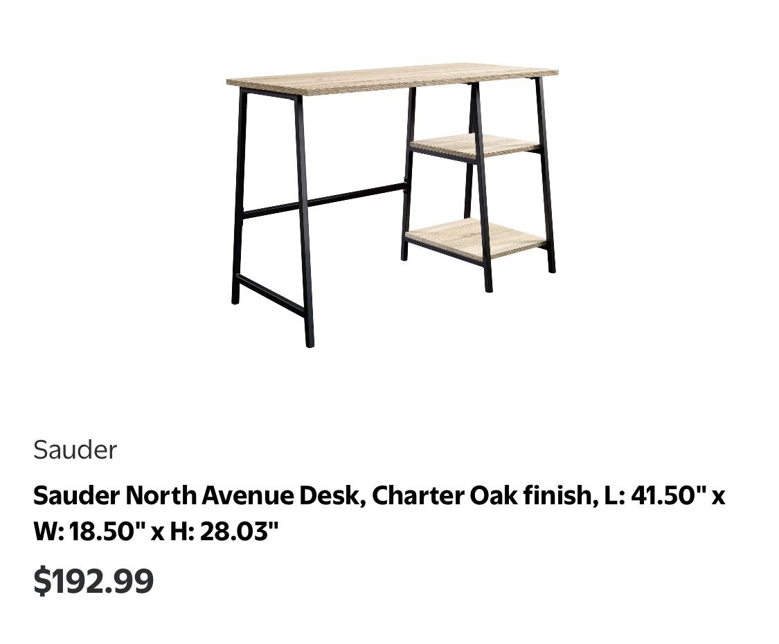 Desk With Shelves