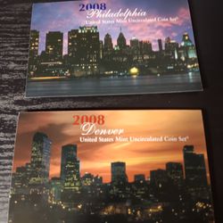 Coin Set 2008 US Mint Uncirculated