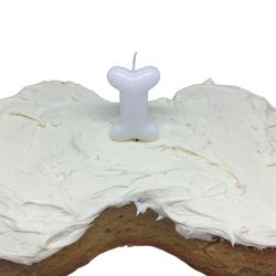 Bone Shaped Cake/ Cupcake Topper Candle