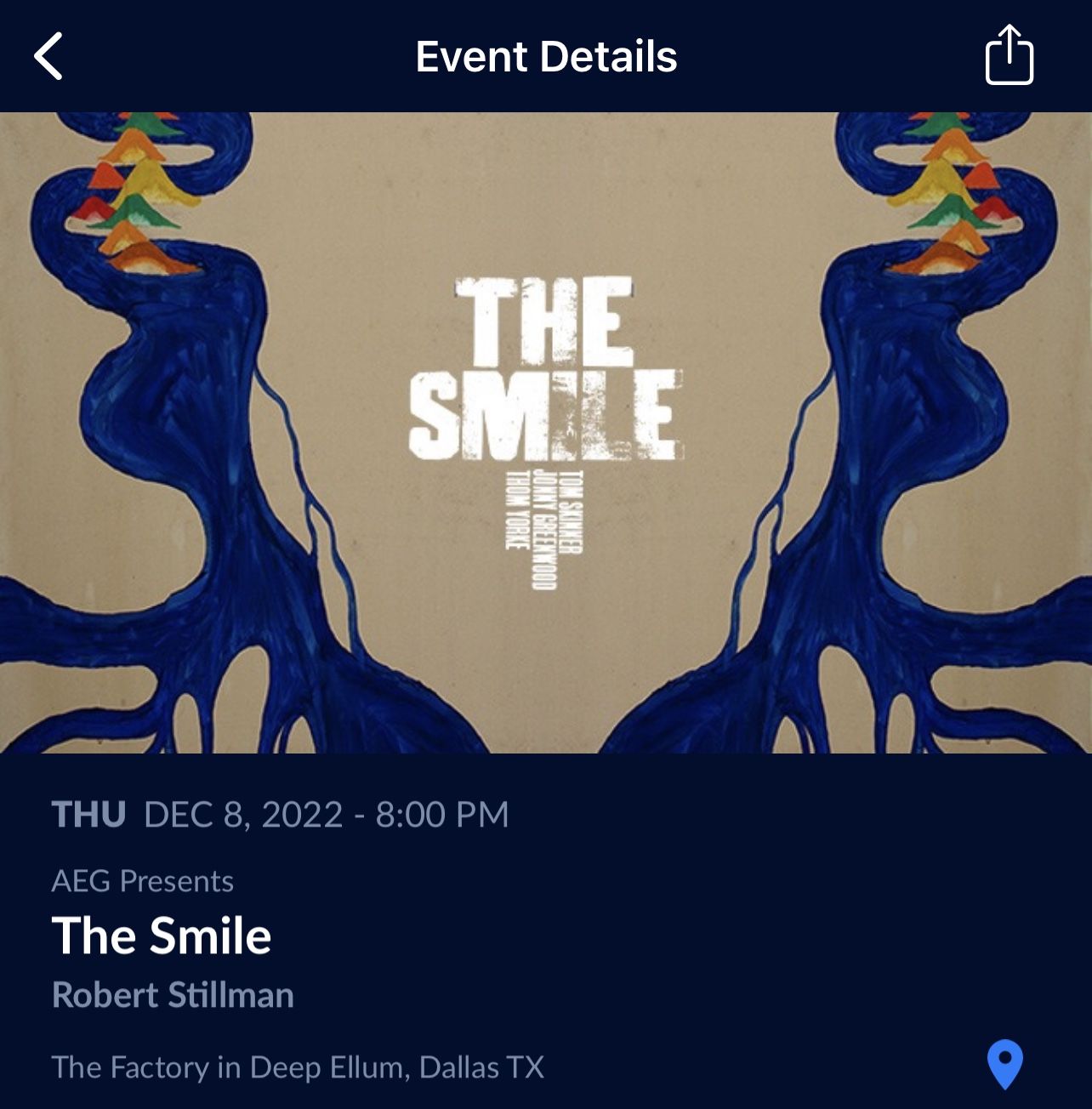 Tickets The Smile