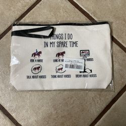 Horse Lovers Wristlet New With Tags