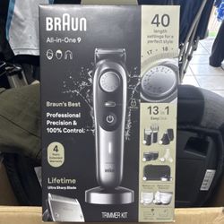 Braun All-in-One 9 AIO9440 Trimmer Kit Waterproof Cordless Beard Hair Body