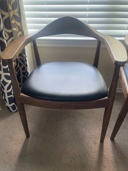 MID CENTURY MODERN CHAIRS - 2pc