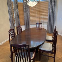 Copenhagen Formal Dining Table And 6 Chairs 