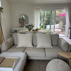 3 Seater Beige Couch In Great Condition