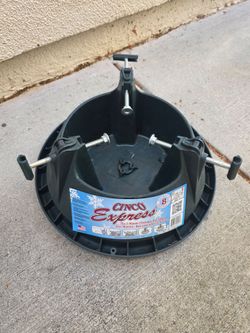 Cinco Express Christmas Tree Stand, Fits Up To 8ft Trees