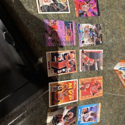 10 Card Basketball Card Lot Of Michael Jordan