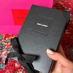 SAINT LAURENT wallet Black  Brand New original