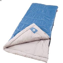 Coleman Trinidad 40-60 Degree Sleeping Bag 33" x 75" Polyester Blue