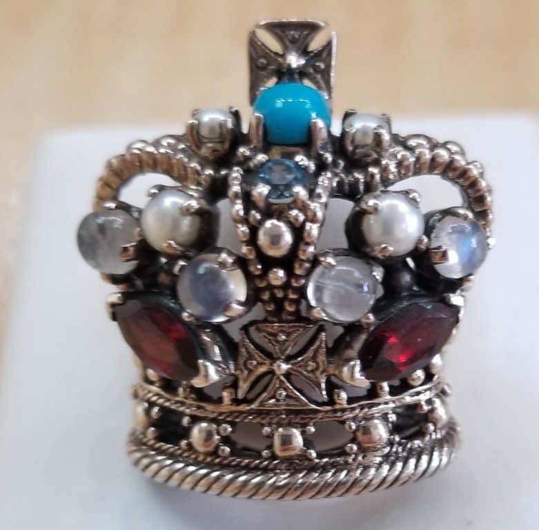 Sterling Silver And Mixed Gemstone 