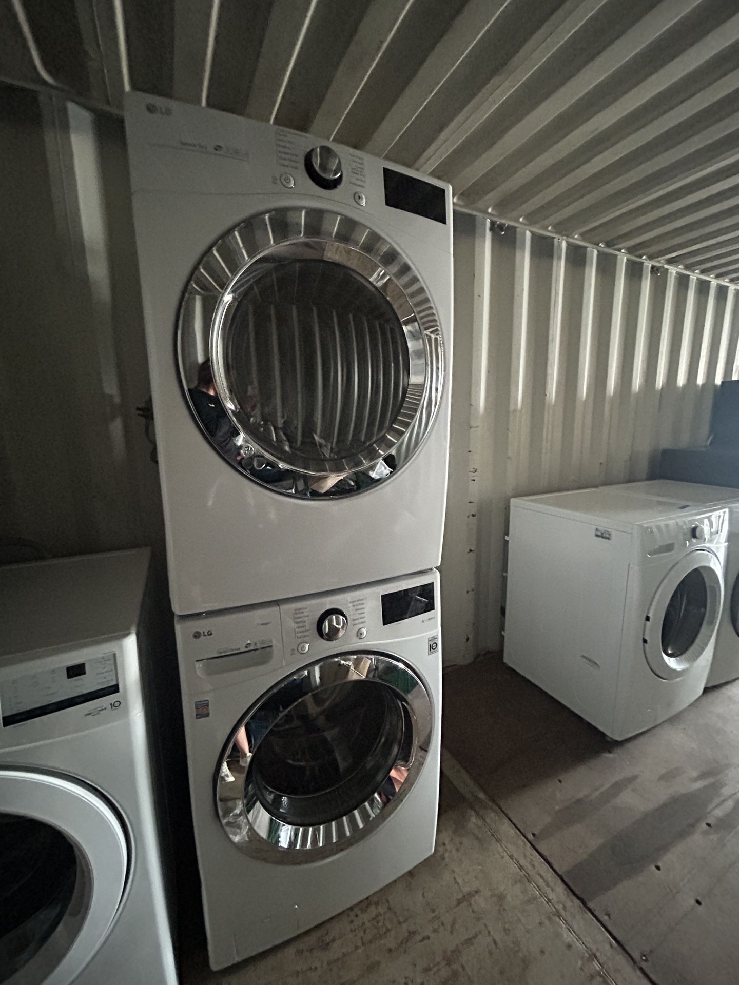 LG stackable washer and dryer