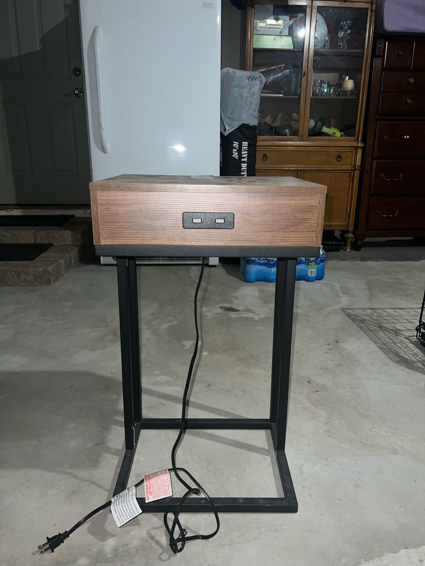 Modern Night Stand With USB Ports