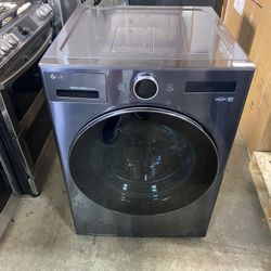 5.0 cu. ft. Mega Capacity Smart Front Load Electric All-in-One Washer Dryer Combo 