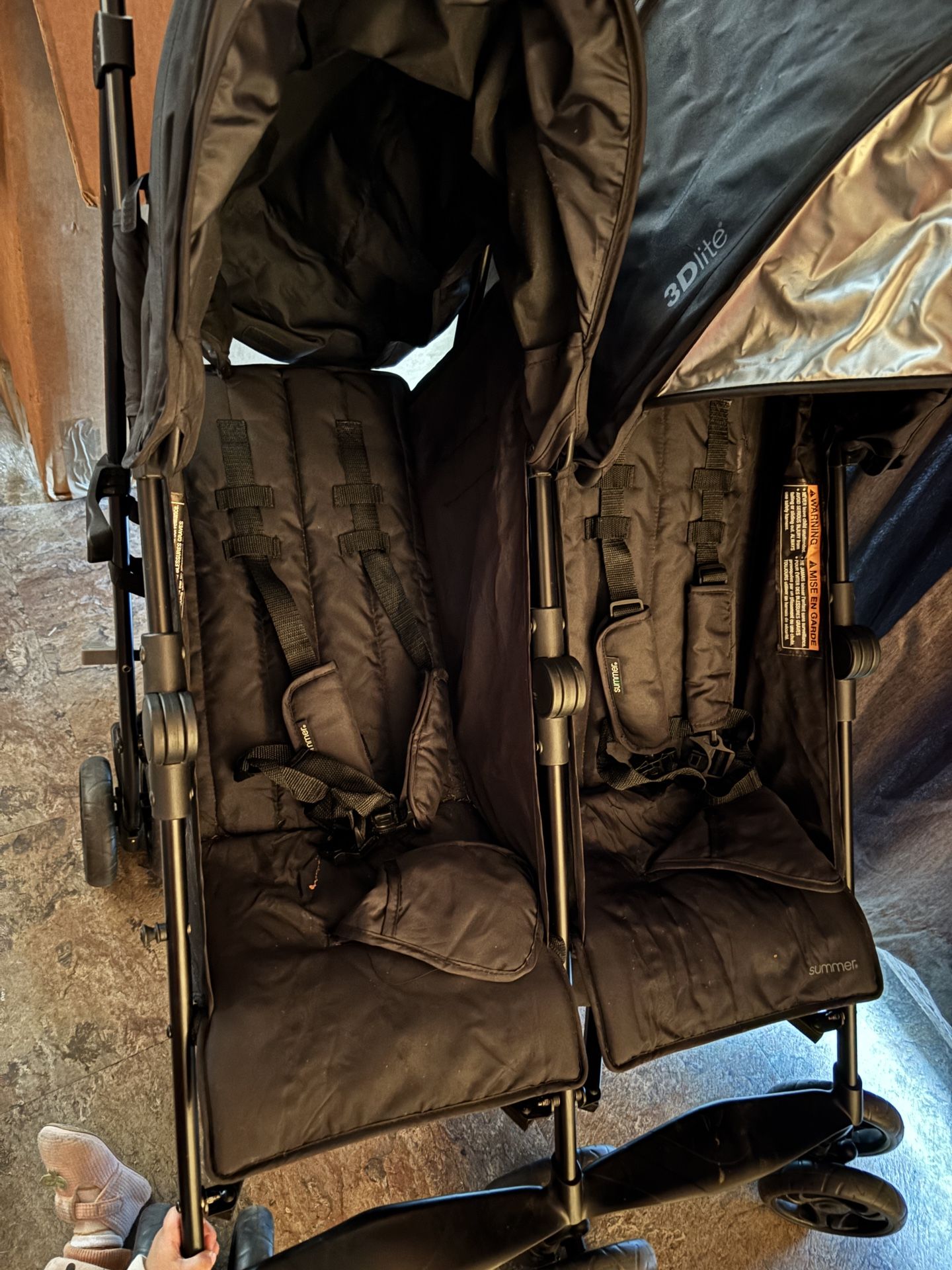 Summer Umbrella Stroller For Twins