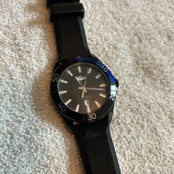 Black And Blue Lacoste Watch