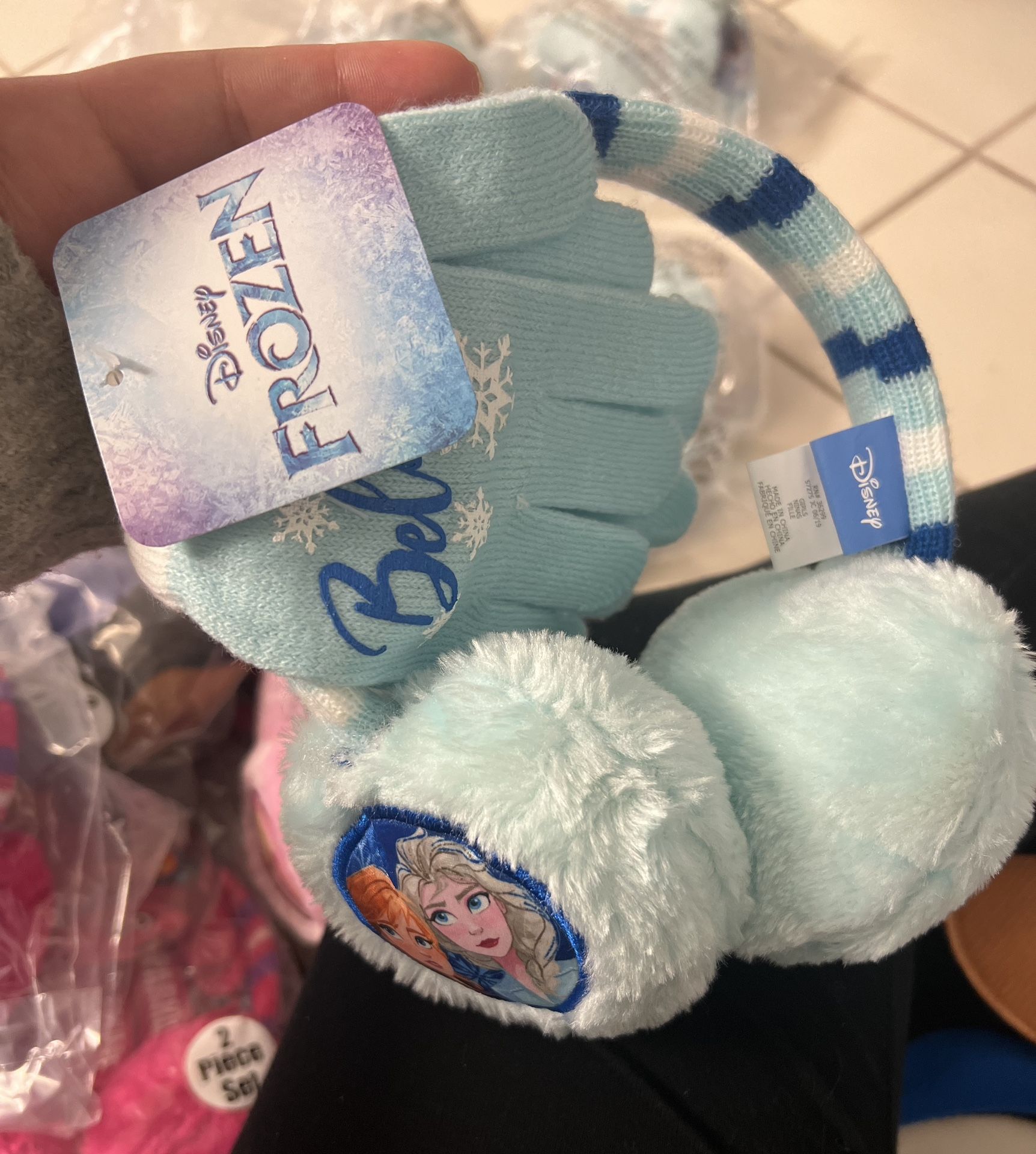 Ear Puff And Gloves