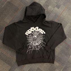 Sp5der Black Hoodie | Brand New | Size M