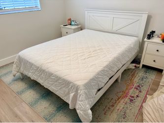 Queen Bed Frame & Headboard