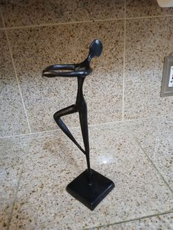 Vintage BODRUL KHALIQUE Ikea Bronze Ballet Dancing Figure Woman Sculpture Design
