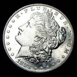 1883-S Morgan Dollar Silver ---- Gem BU Stunning Coin