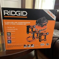Ridgid Air Compressor Combo Kit