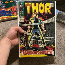 The Mighty Thor 145 Golden Air Comic $.12 Abandoned On Earth