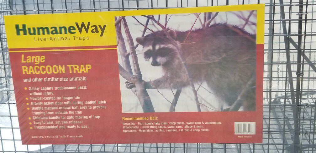 New Raccoon/Live Animal Trap 42"