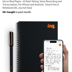 Handwriting to Text — Inq Smartpen & Notebook - Handwriting to