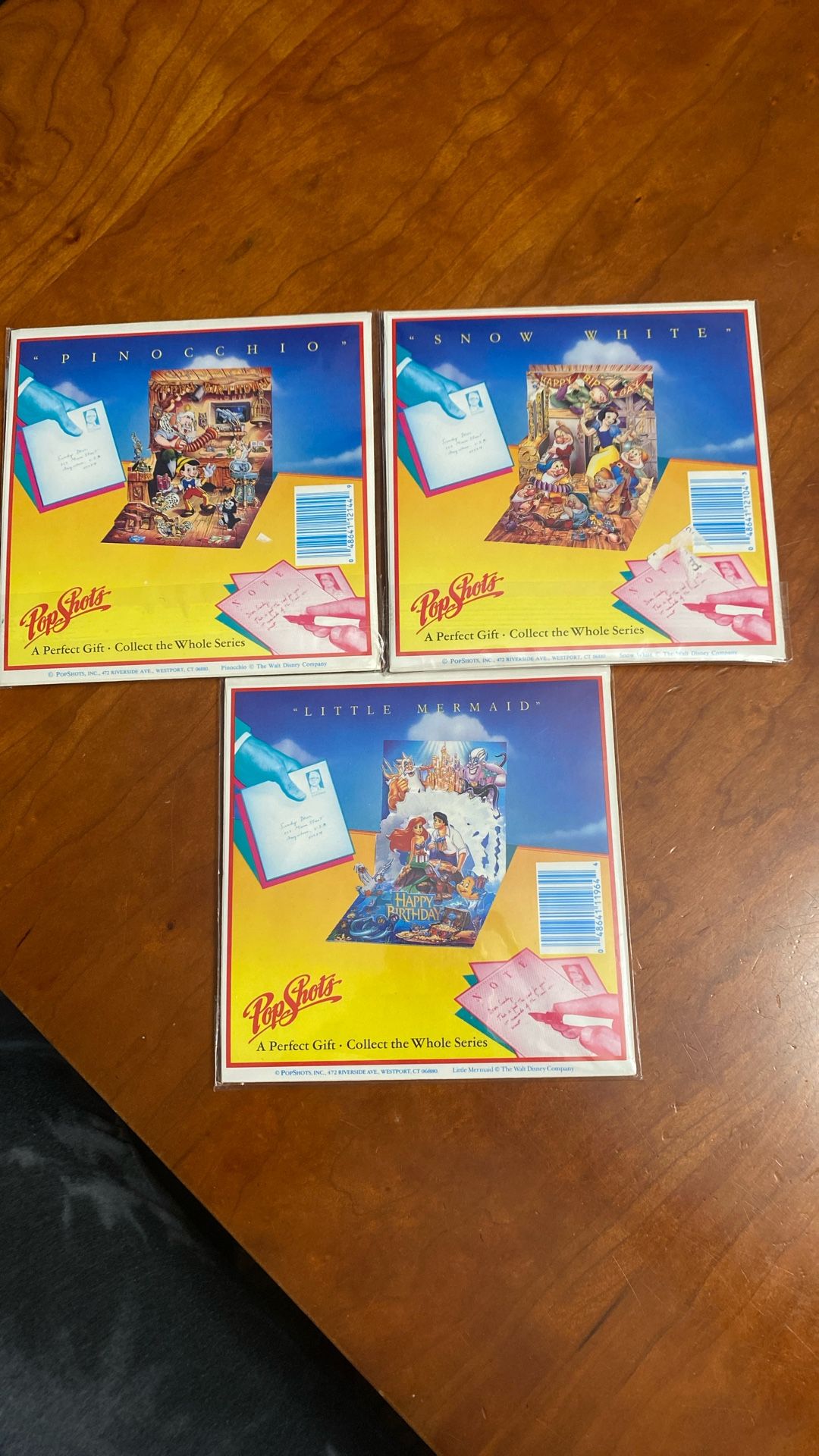 Disney Pop Shots 3D Birthday Cards