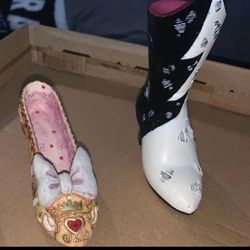 Bundle Of Disney Miniature Shoe Figurines