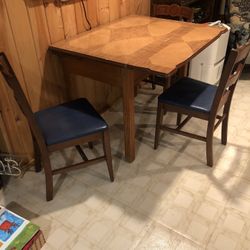 Antique Porcelain Top Table $200