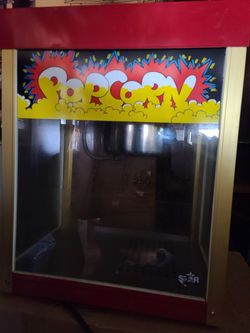 STAR Commercial Popcorn Machine!