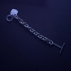Tiffany Bracelet Genuine Silver With Diamond