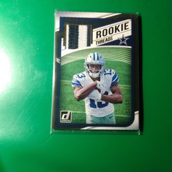 2018; Donruss Rookie Threads Prime Parallel Michael Gallup #24