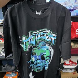Hellstar T-Shirts Underground Green And Black