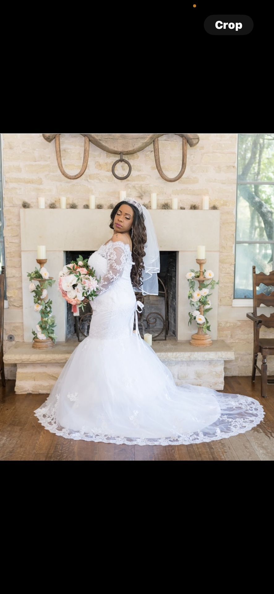 Wedding Dress And Underskirt