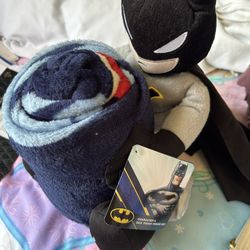 Batman Plush Toy And Blanket Set 