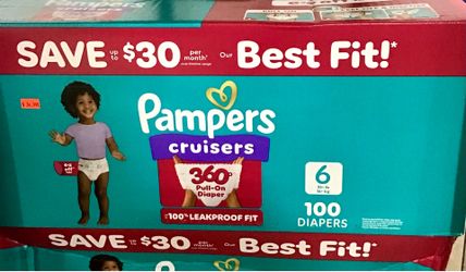 Pampers Cruisers Size 6 Diapers